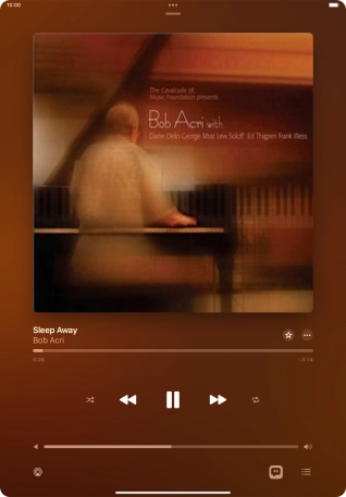 Press arrow right to go to the next audio file.