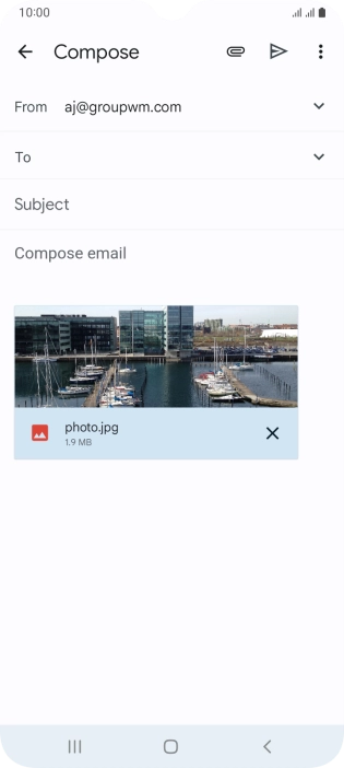 Press the field next to 