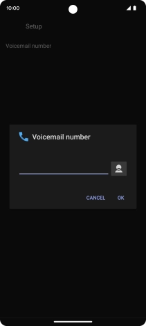 Key in +447836121121 and press OK.