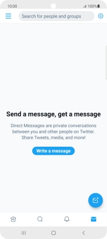 Press the new message icon.