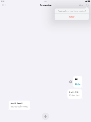 Press Clear. Press Clear.