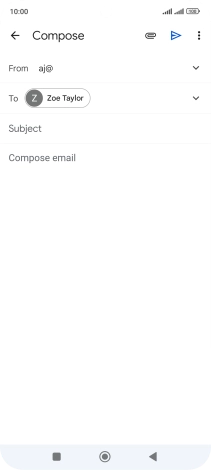 Press Subject and key in the required subject.