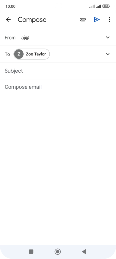 Press Subject and key in the required subject.