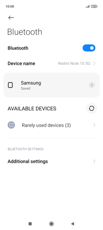 Press the Home key to return to the home screen.