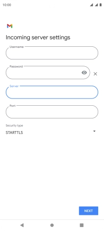 Press the field below 