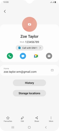 Press the call icon.