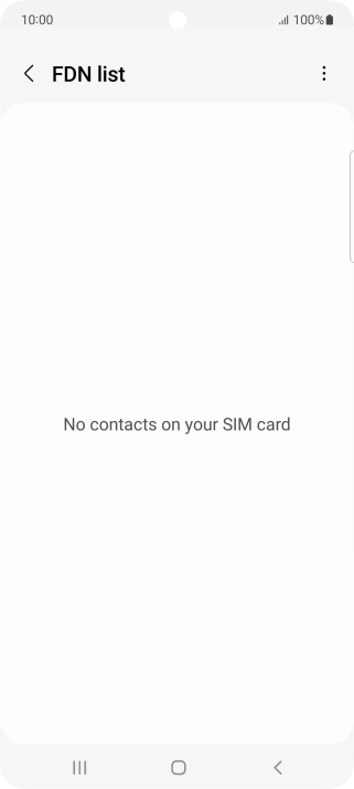 Press the menu icon.