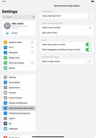 To add new downloaded apps to both the home screen and App Library, press Add to Home Screen. To add new downloaded apps to both the home screen and App Library, press Add to Home Screen.