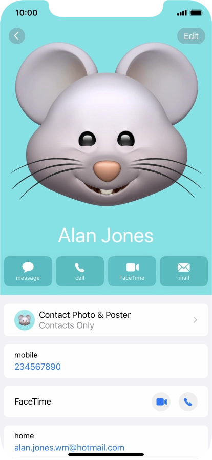 Slide your finger upwards starting from the bottom of the screen to return to the home screen.