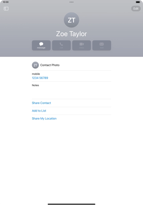 Slide your finger upwards starting from the bottom of the screen to return to the home screen.