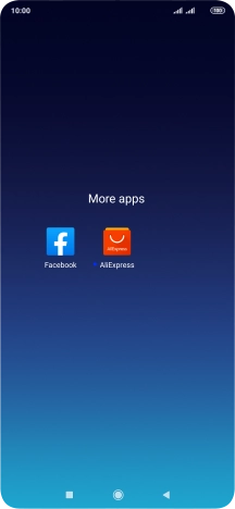 Press Facebook.