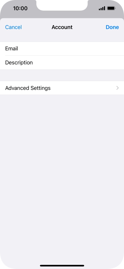 Press Advanced Settings. Press Advanced Settings.