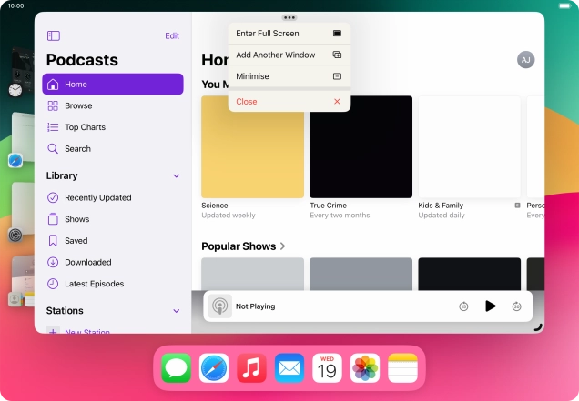 Press Enter Full Screen.