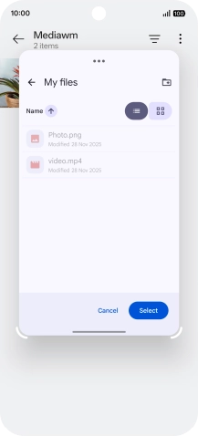 To create a new folder, press the new folder icon and follow the instructions on the screen to create a new folder. To create a new folder, press the new folder icon and follow the instructions on the screen to create a new folder.