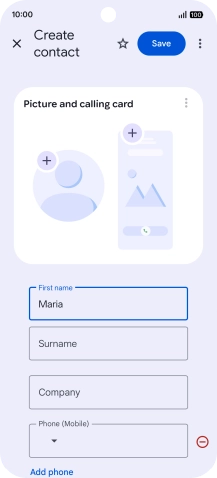 Press Surname and key in the required last name. Press Surname and key in the required last name.