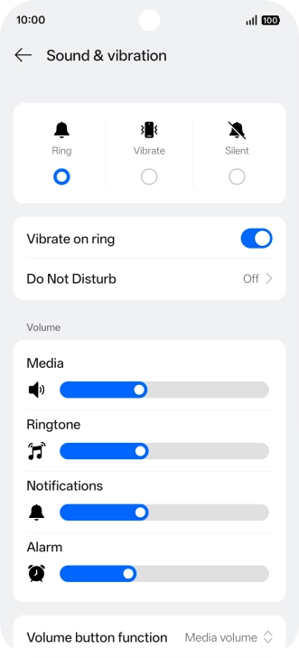 Press Do Not Disturb.