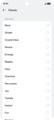 Press the required message tones to hear them.