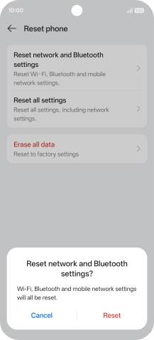 Press Reset.