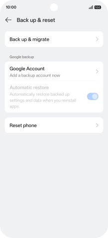 Press Reset phone.