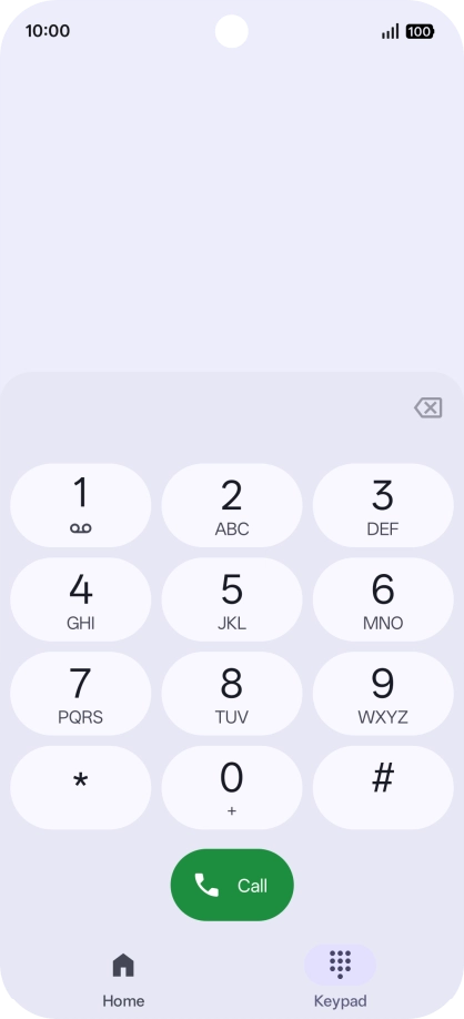Press and hold number key 1 to call voicemail. Follow the instructions to listen to your messages.