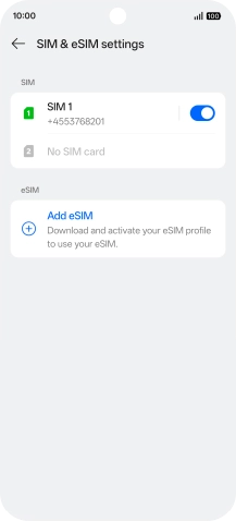 Press Add eSIM.