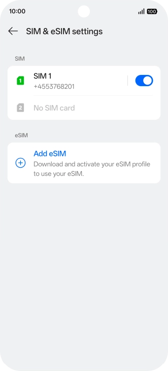 Press Add eSIM.