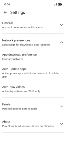 Press Auto-update apps. Press Auto-update apps.