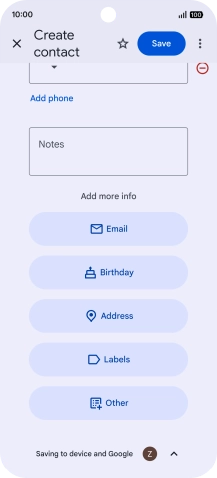 Press the drop down list. Press the drop down list.