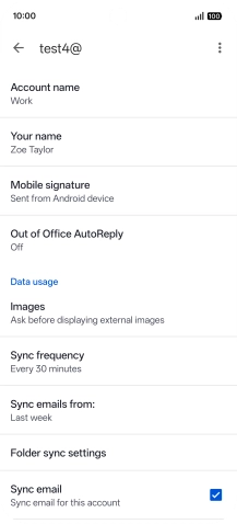 Press Account name and key in the required name. Press Account name and key in the required name.