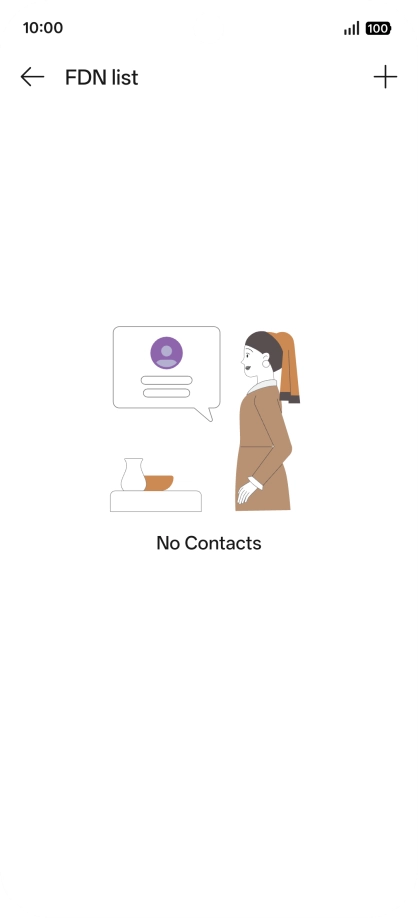 Press the add icon.