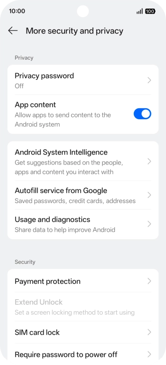 Press SIM card lock.