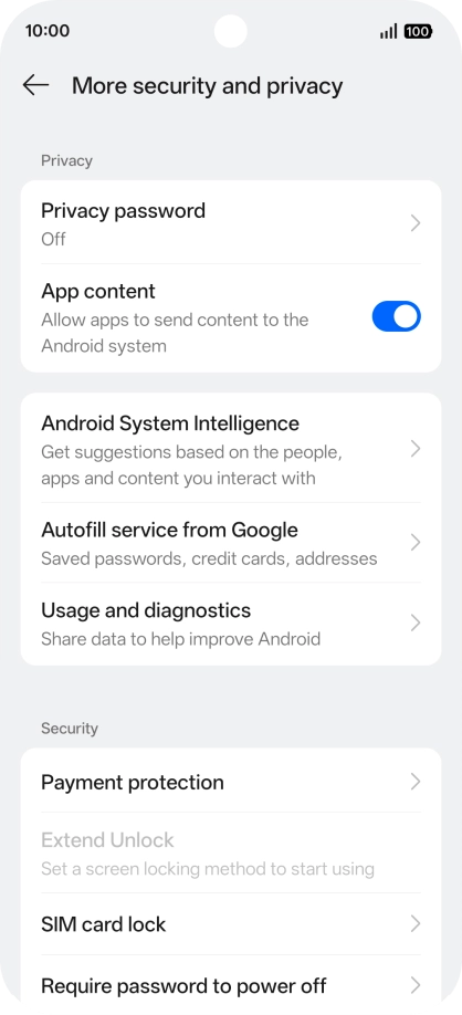 Press SIM card lock.