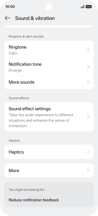 Press Ringtone.