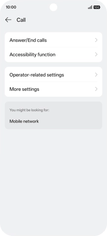 Press Operator-related settings.