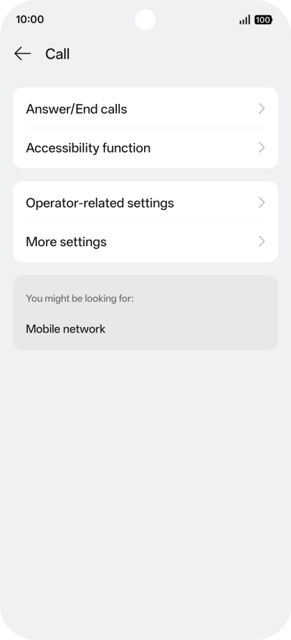 Press Operator-related settings.