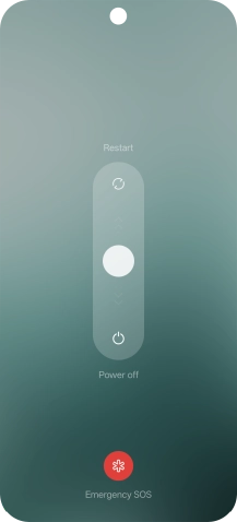 Press and drag the circle downwards.