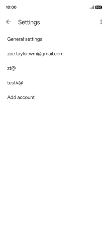 Press the required account. Press the required account.