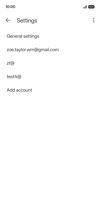Press the required account. Press the required account.