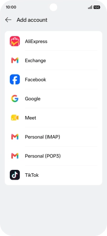 Press Google.