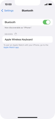 Press the required Bluetooth device and follow the instructions on the screen to pair the device with your phone. Press the required Bluetooth device and follow the instructions on the screen to pair the device with your phone.