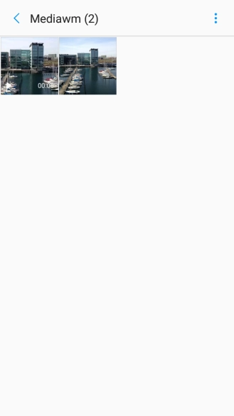 Press and hold the required picture or video clip.