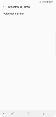 Press Voicemail number.