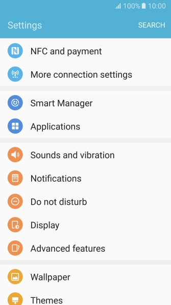 Press Sounds and vibration.