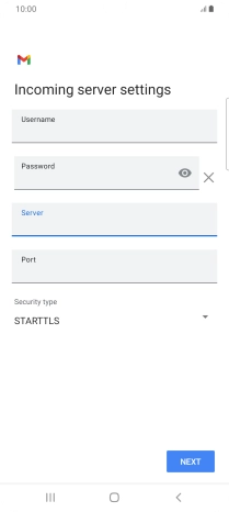 Press the field below 
