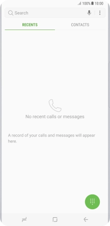 Press the menu icon.