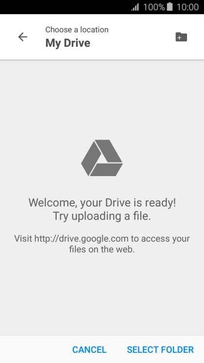 Press the new folder icon. Press the new folder icon.