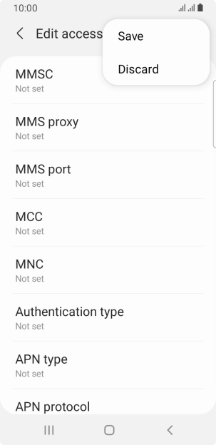 Press Save. Press Save.