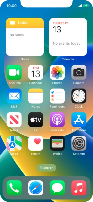 When the battery charging icon is displayed, the battery is charging.
