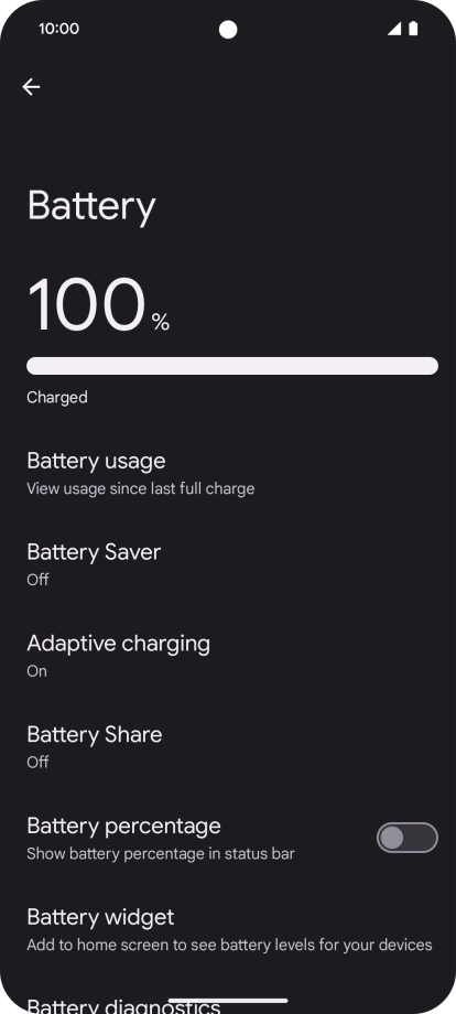 Press Battery Saver.
