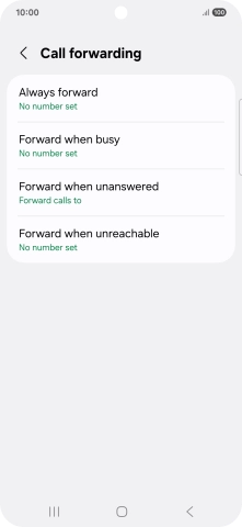 Press the Home key to return to the home screen.